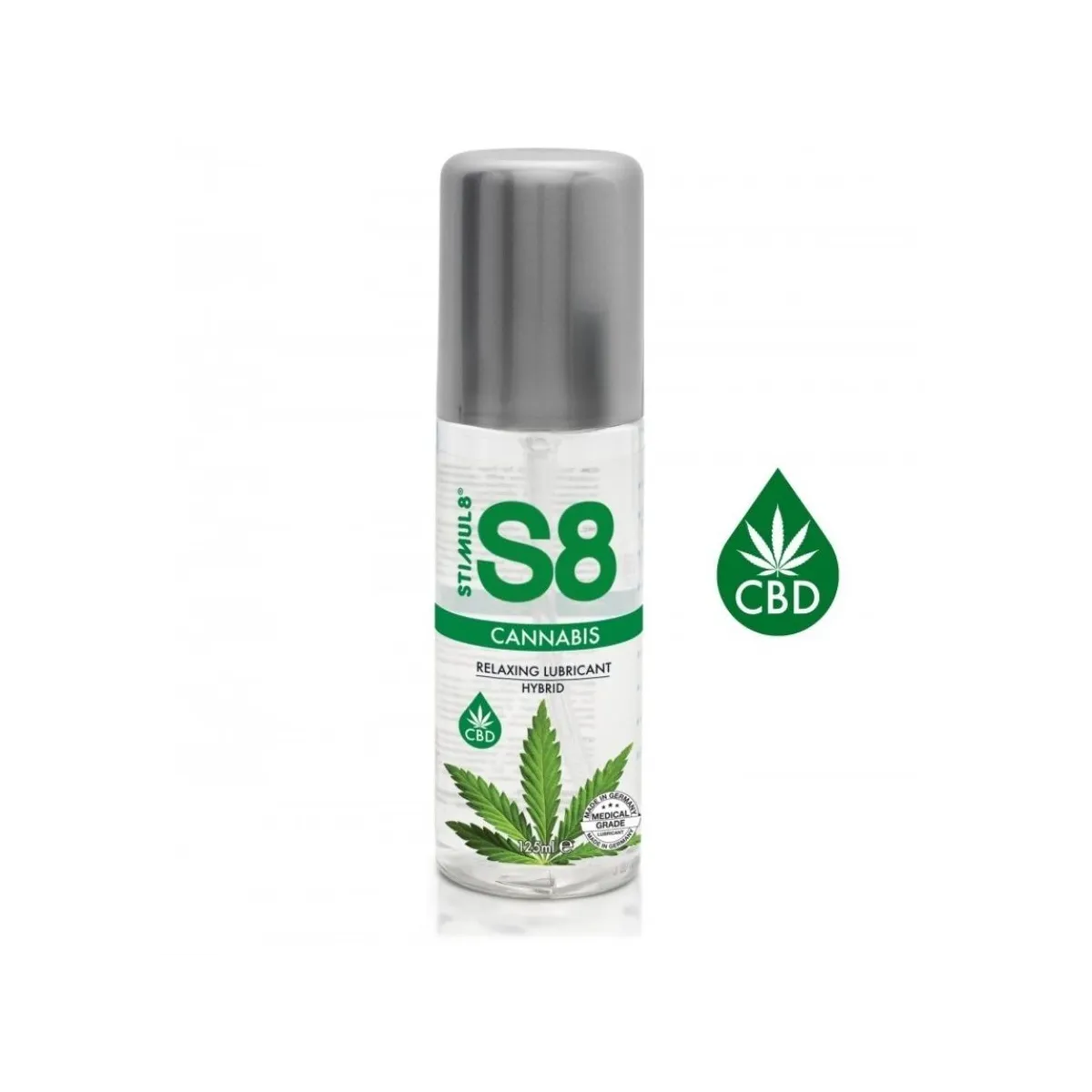 S8 Cannabis Hybrid-Gleitmittel 125 ml von Stimul8 | Fesselliebe.de