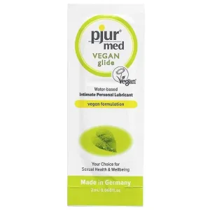 Med Vegan Glide Gleitmittel auf Wasserbasis 2 ml von Pjur | Fesselliebe.de