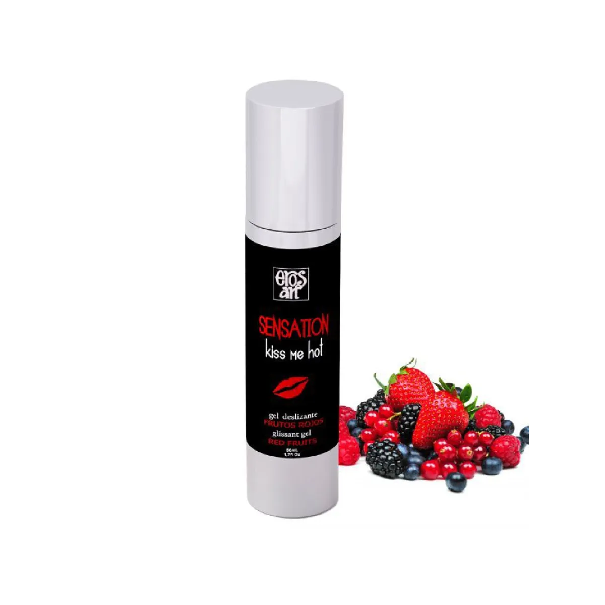 Sensattion natürliches Gleitmittel Rote Früchte 50 ml von Eros-Art | Fesselliebe.de