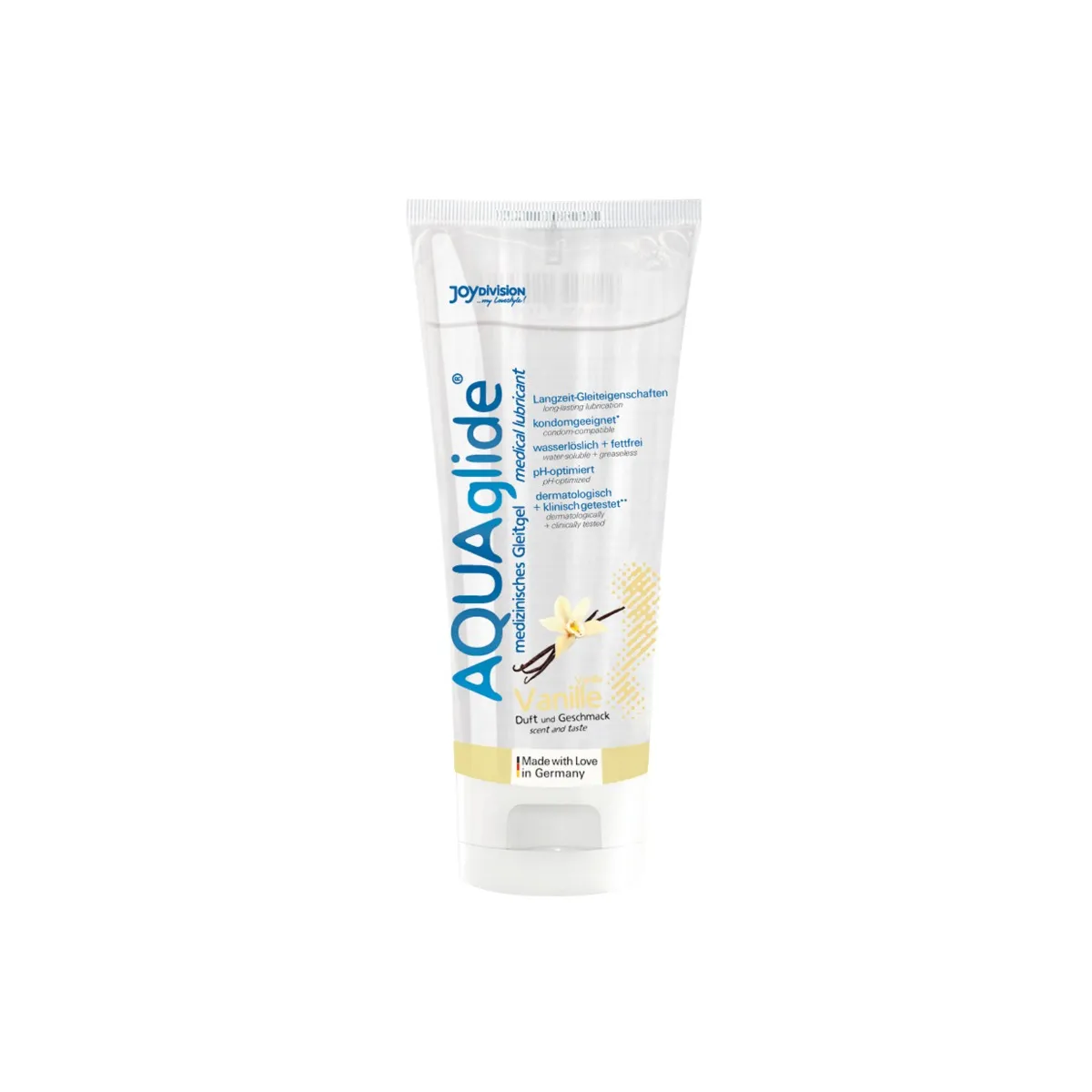 Vanille-Gleitmittel auf Wasserbasis 100 ml von Joydivision Aquaglide | Fesselliebe.de