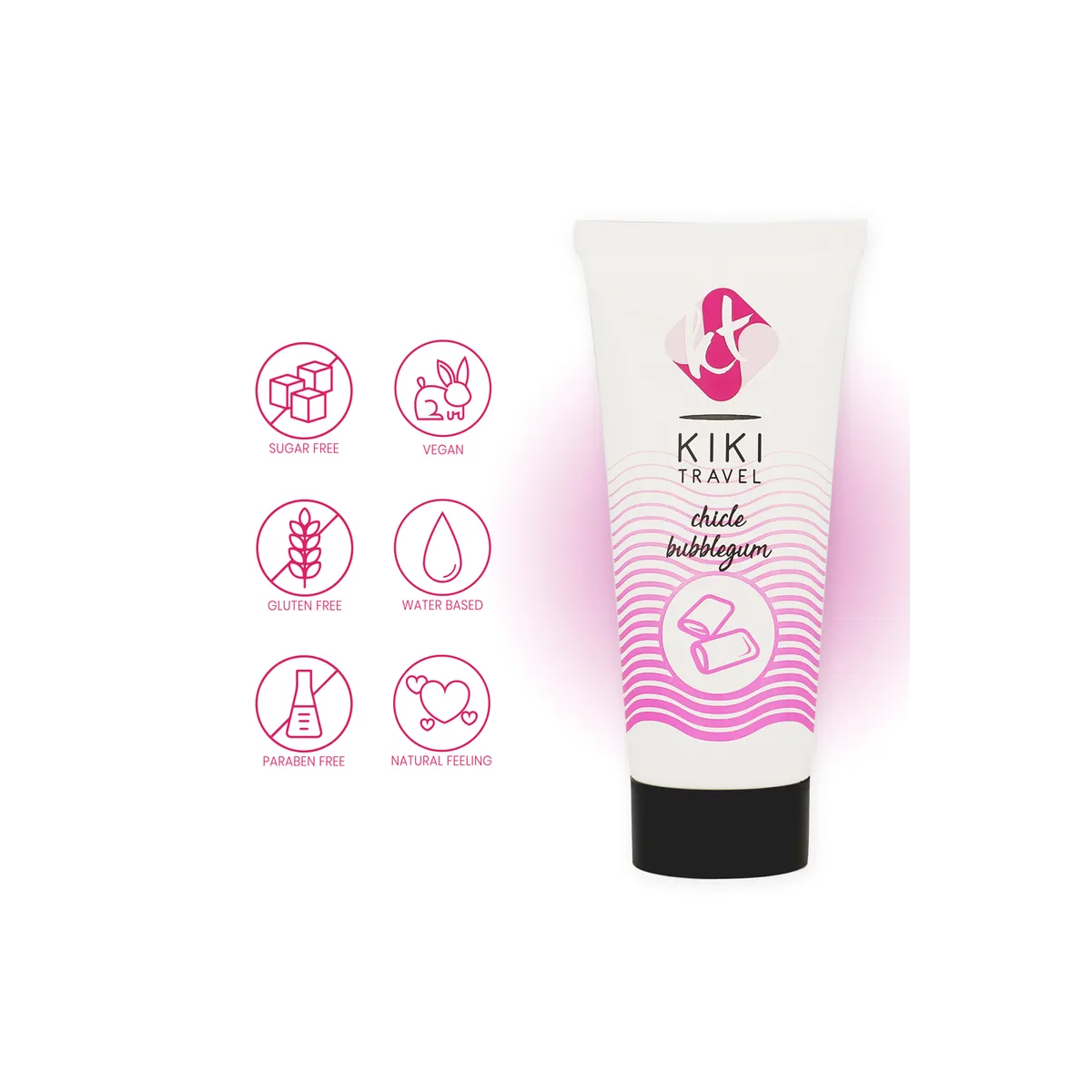 Strawberry Gum Gleitmittel 50 ml von Kikí Travel | Fesselliebe.de