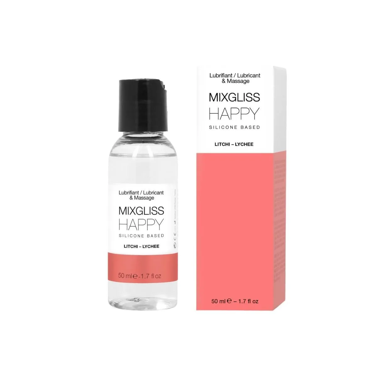 Happy Litchi Silikon-Gleitmittel 50 ml von Mixgliss | Fesselliebe.de
