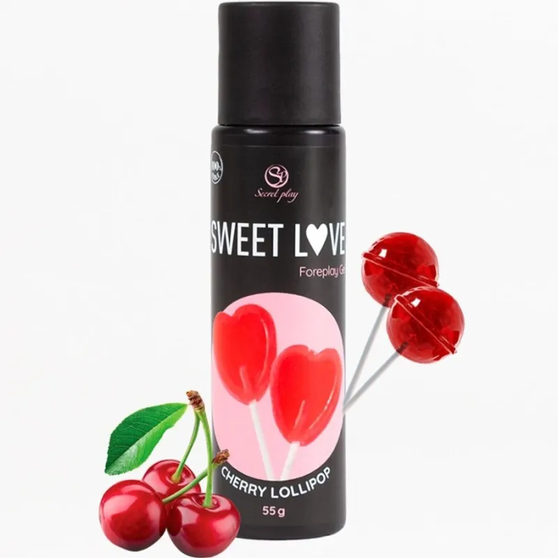 Kirsche Lollipop Gel Süsse Liebe 60 ml von Secretplay Cosmetic | Fesselliebe.de
