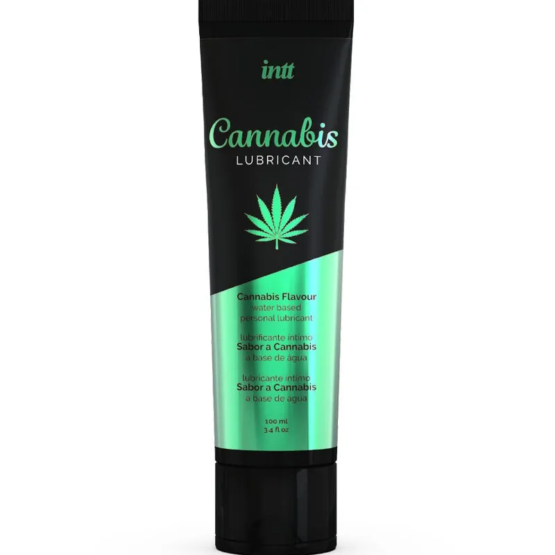 Wasserbasiertes Intimgleitmittel mit Cannabis-Geschmack von Intt Lubricants | Fesselliebe.de