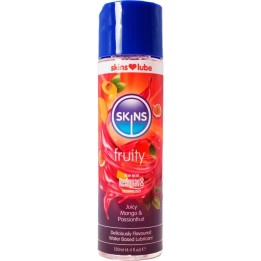 Fruchtiges, Wasserbasiertes Gleitmittel Mango & Passionsfrucht 130 ml von Skins | Fesselliebe.de