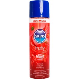 Fruchtiges, Wasserbasiertes Gleitmittel Erdbeere 130 ml von Skins | Fesselliebe.de