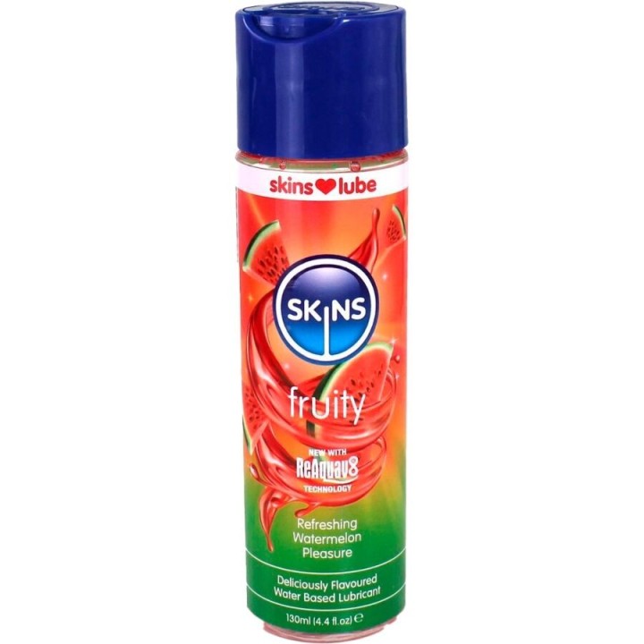 Fruchtiges, Wasserbasis-Glätter Wassermelone 130 ml von Skins | Fesselliebe.de
