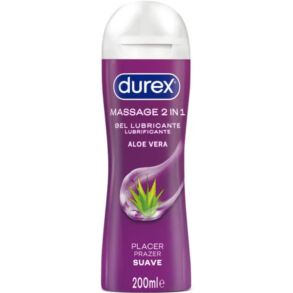 Weiches Aloe Vera Massage-Gleitgel 200 ml von Durex Lubes | Fesselliebe.de