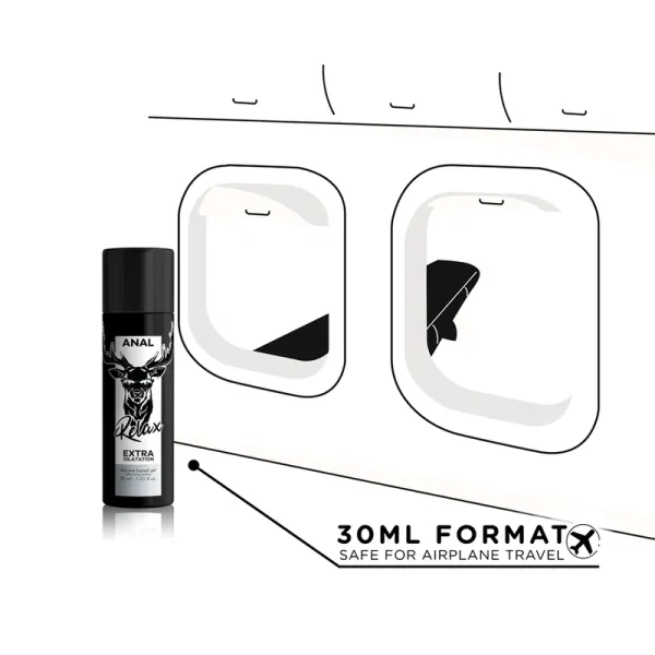 Gel auf Silikonbasis zur Anal-Dilatation 30 ml von Black Hole | Fesselliebe.de