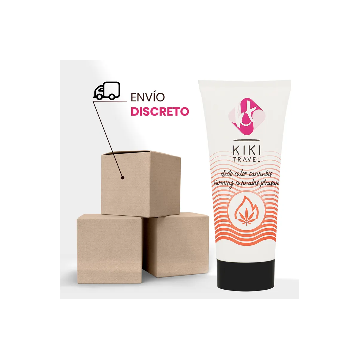 Cannabis Heisses Effekt-Gleitmittel 50 ml von Kikí Travel | Fesselliebe.de