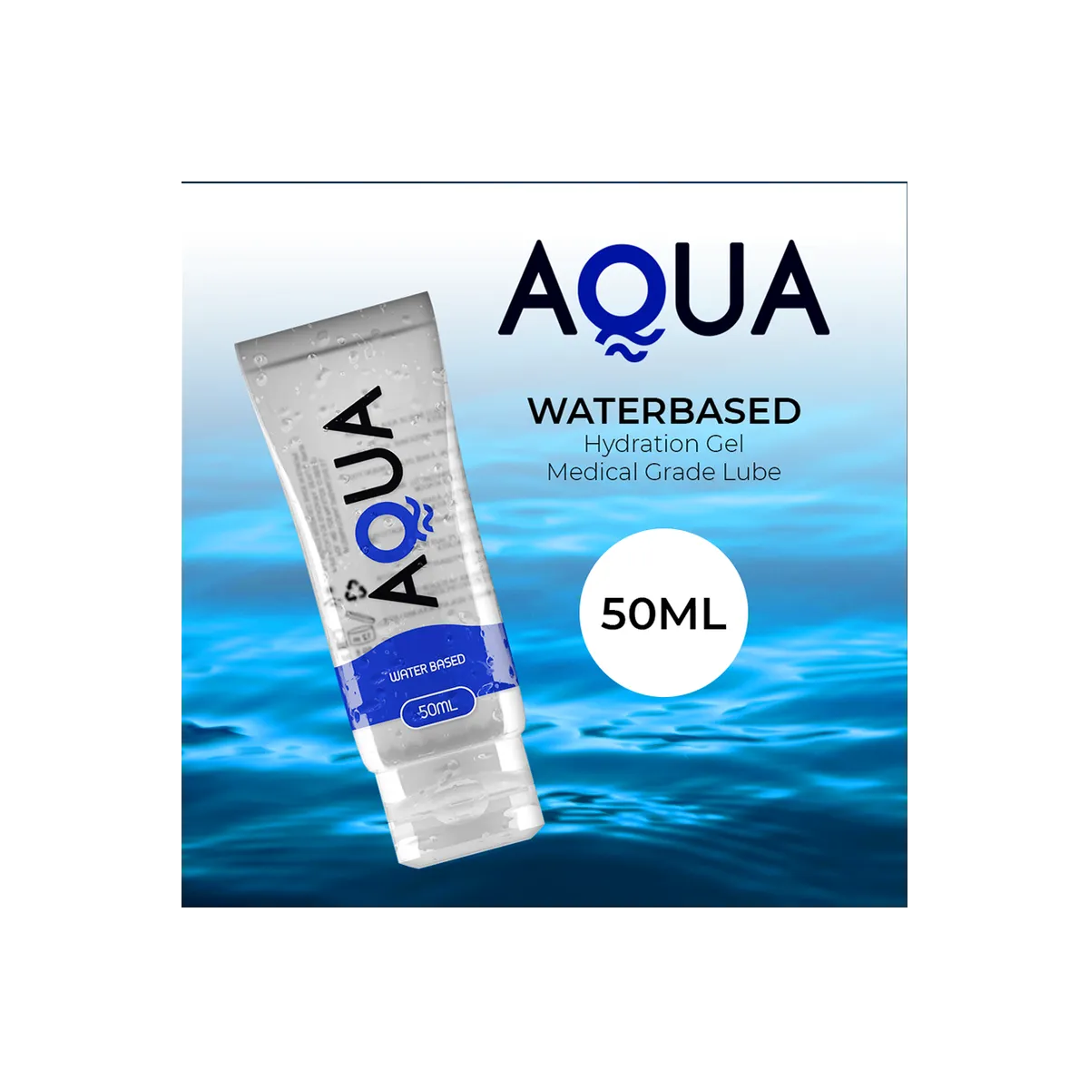 Gleitmittel auf Wasserbasis 50 ml von Aqua Quality | Fesselliebe.de