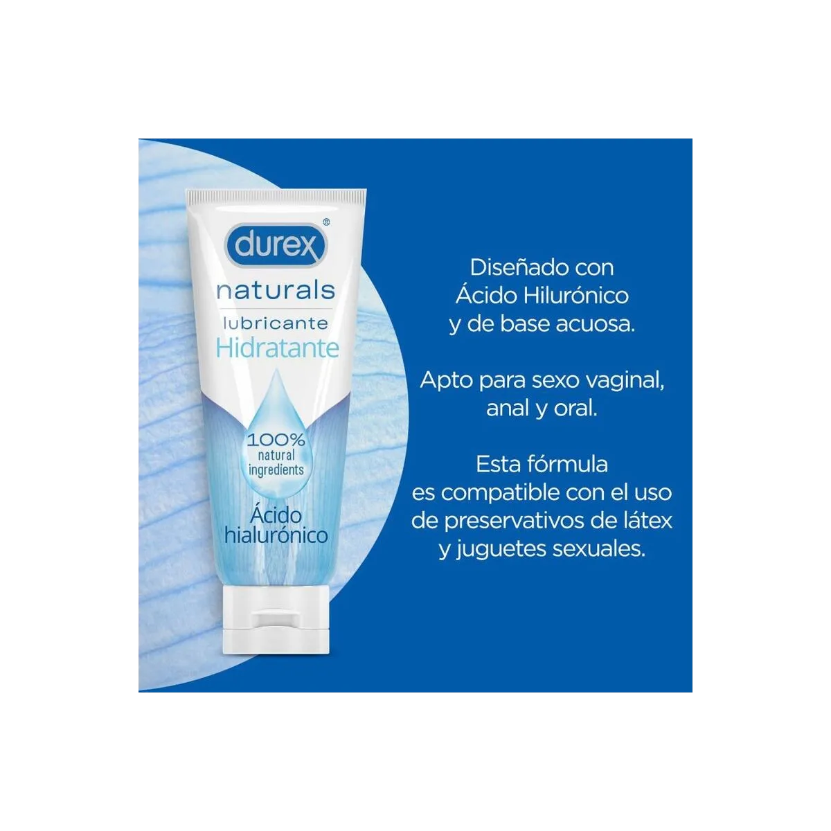Naturals Feuchtigkeit Gleitmittel 100 ml von Durex Lubes | Fesselliebe.de