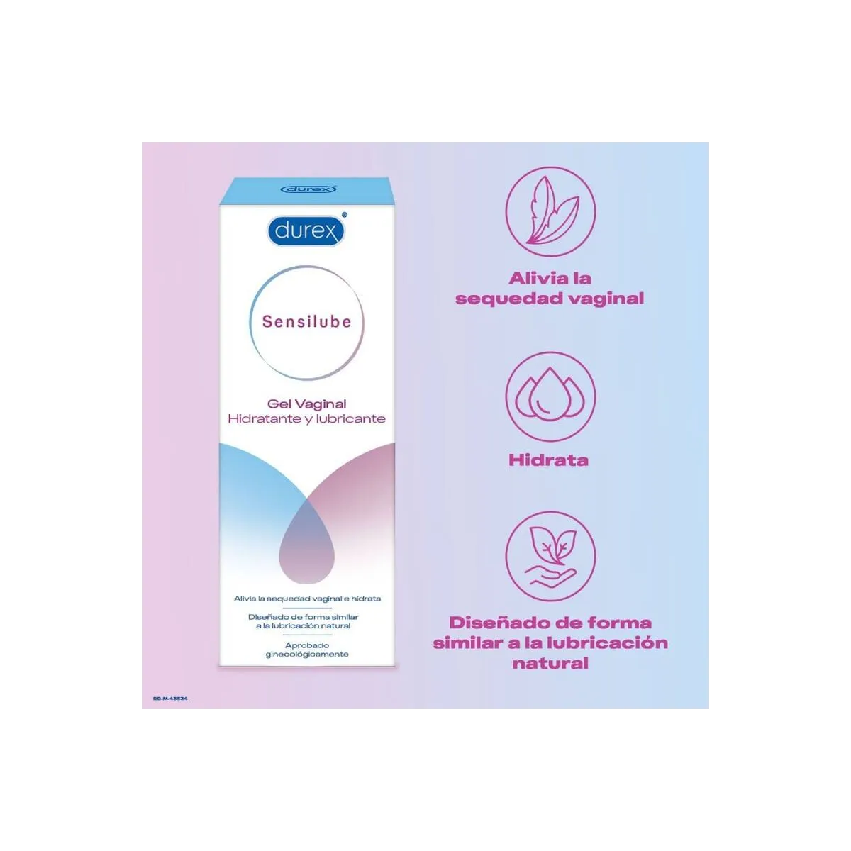 Sensilube Gel Feuchtigkeit Gleitmittel 40 ml von Durex Lubes | Fesselliebe.de