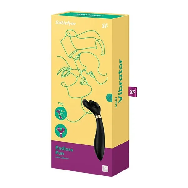Endless Fun Multi Vibrator 3 Schwarz von Satisfyer Partner | Fesselliebe.de