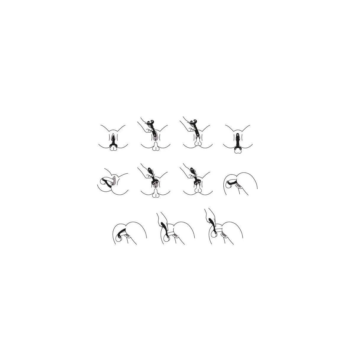 Endless Fun Multi Vibrator 3 Schwarz von Satisfyer Partner | Fesselliebe.de