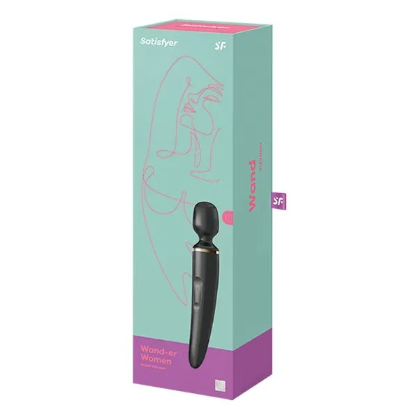 Wander Frau Schwarz von Satisfyer Wand | Fesselliebe.de