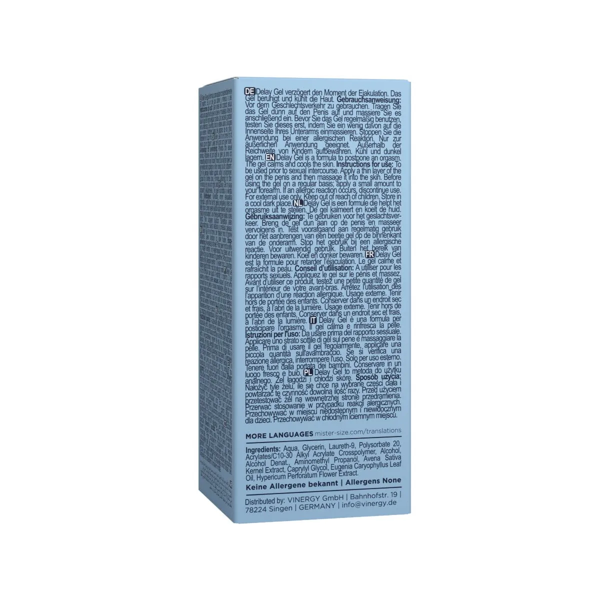 Verzögerungsgel 50 ml von Mister Size | Fesselliebe.de