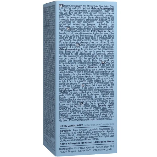 Verzögerungsgel 50 ml von Mister Size | Fesselliebe.de