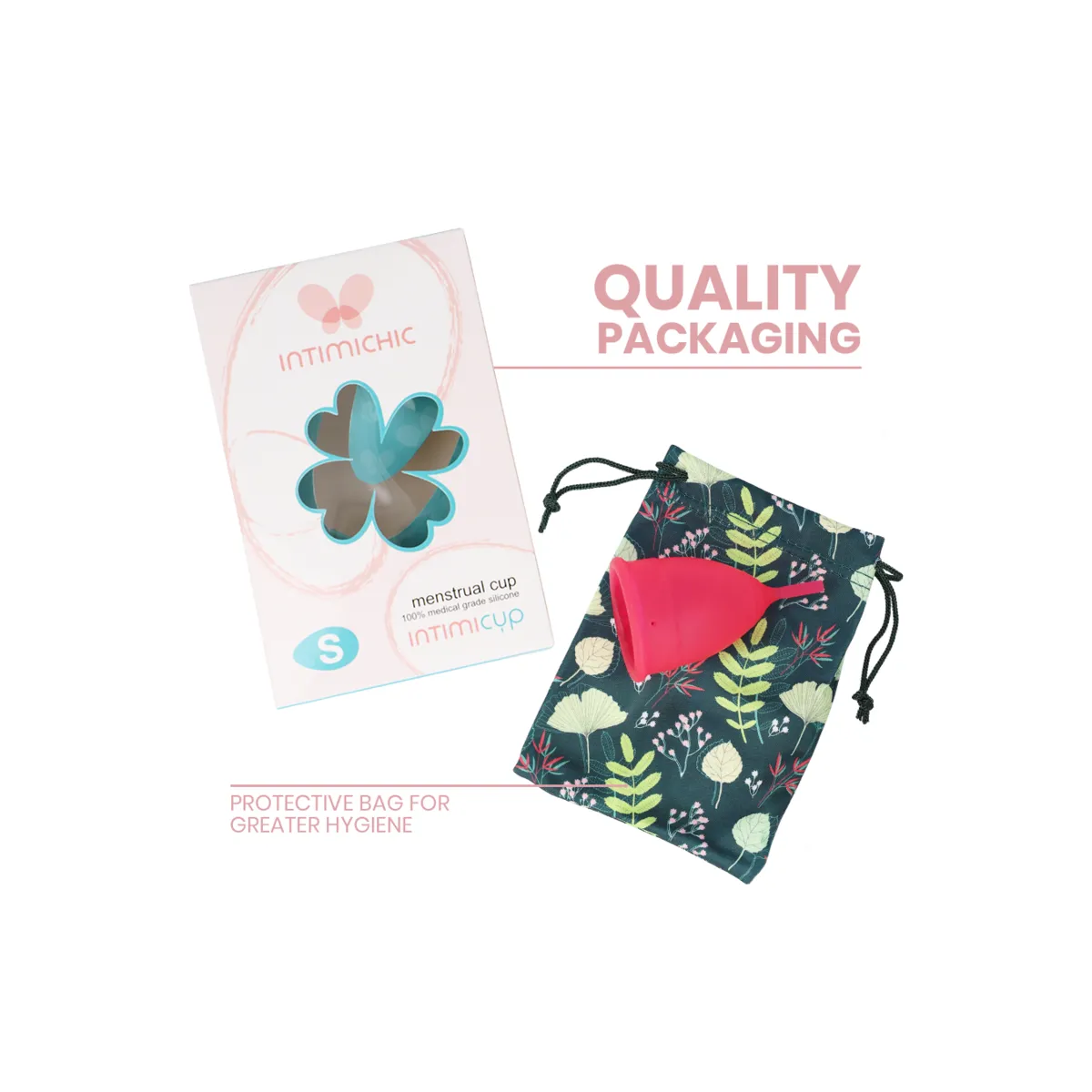 Menstrual Cup Medizinisches Silikon - Grösse S von Intimichic | Fesselliebe.de
