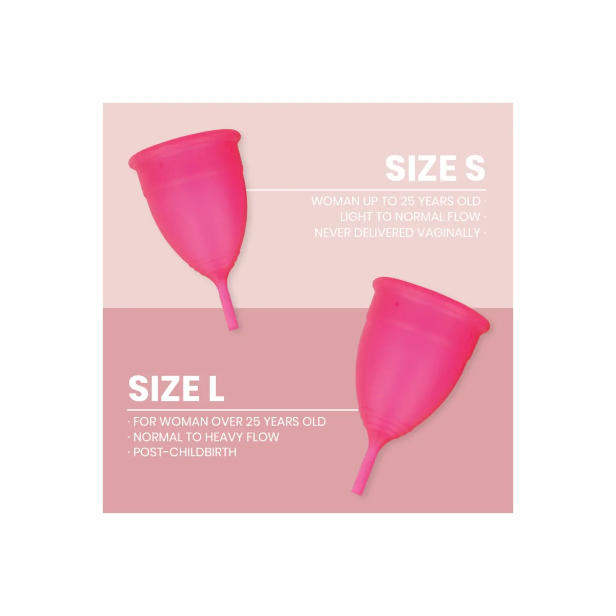 Menstrual Cup Medizinisches Silikon - Grösse S von Intimichic | Fesselliebe.de