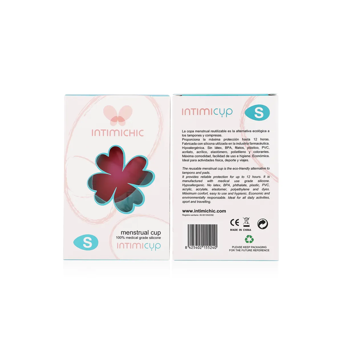 Menstrual Cup Medizinisches Silikon - Grösse S von Intimichic | Fesselliebe.de