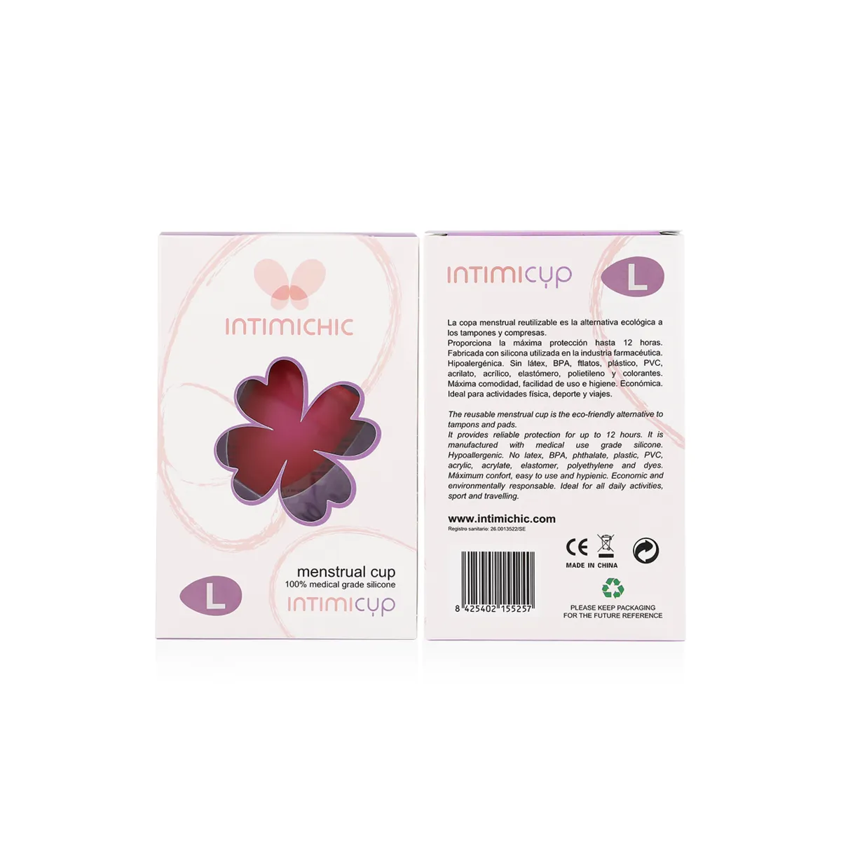 Menstrual Cup Medizinisches Silikon - Grösse L von Intimichic | Fesselliebe.de