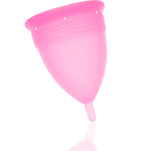 Fda Silikon-Menstrualcup Rosa - Grösse L von Stercup | Fesselliebe.de