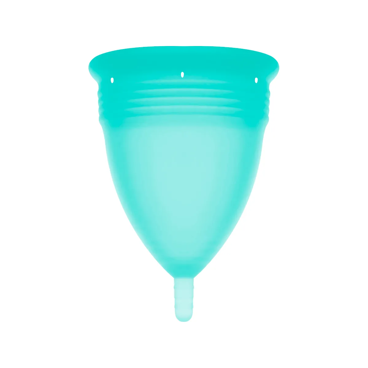 Fda Silikon-Menstrualcup Aquamarin - Grösse L von Stercup | Fesselliebe.de