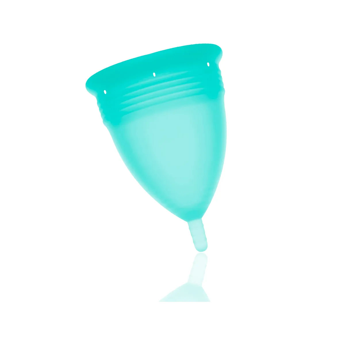 Fda Silikon-Menstrualcup Aquamarin - Grösse S von Stercup | Fesselliebe.de