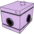 Kink Club La Niche Cabin Lila von Secret Dome