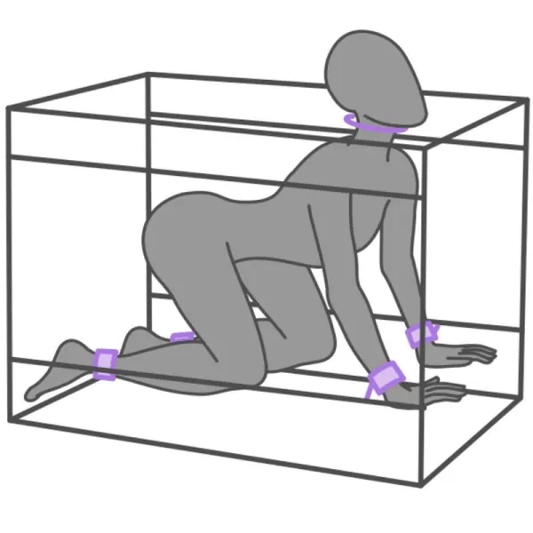 Kink Club La Niche Cabin Lila von Secret Dome | Fesselliebe.de