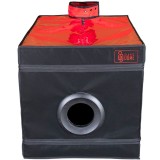 Kink Club La Niche Cabin Schwarz & Rot von Secret Dome | Fesselliebe.de