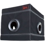 Kink Club La Niche Cabin Schwarz & Rot von Secret Dome | Fesselliebe.de