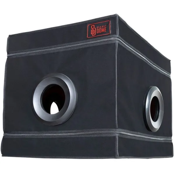 Kink Club La Niche Cabin Schwarz & Rot von Secret Dome | Fesselliebe.de