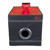 Kink Club La Niche Cabin Schwarz & Rot von Secret Dome | Fesselliebe.de