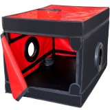 Kink Club La Niche Cabin Schwarz & Rot von Secret Dome | Fesselliebe.de