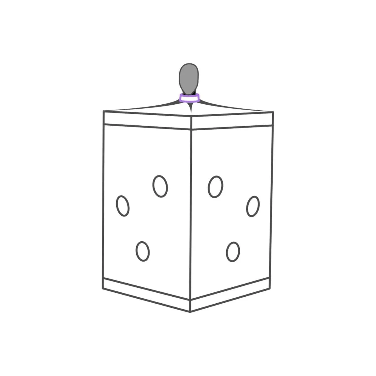 Kink Club Cabin Scandale Lila von Secret Dome | Fesselliebe.de