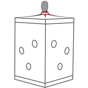 Kink Club Cabin Scandale Schwarz & Rot von Secret Dome