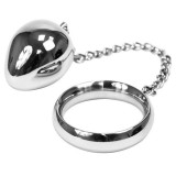 Cockring 45mm + Kette mit Metallkugel von Metal Hard | Fesselliebe.de