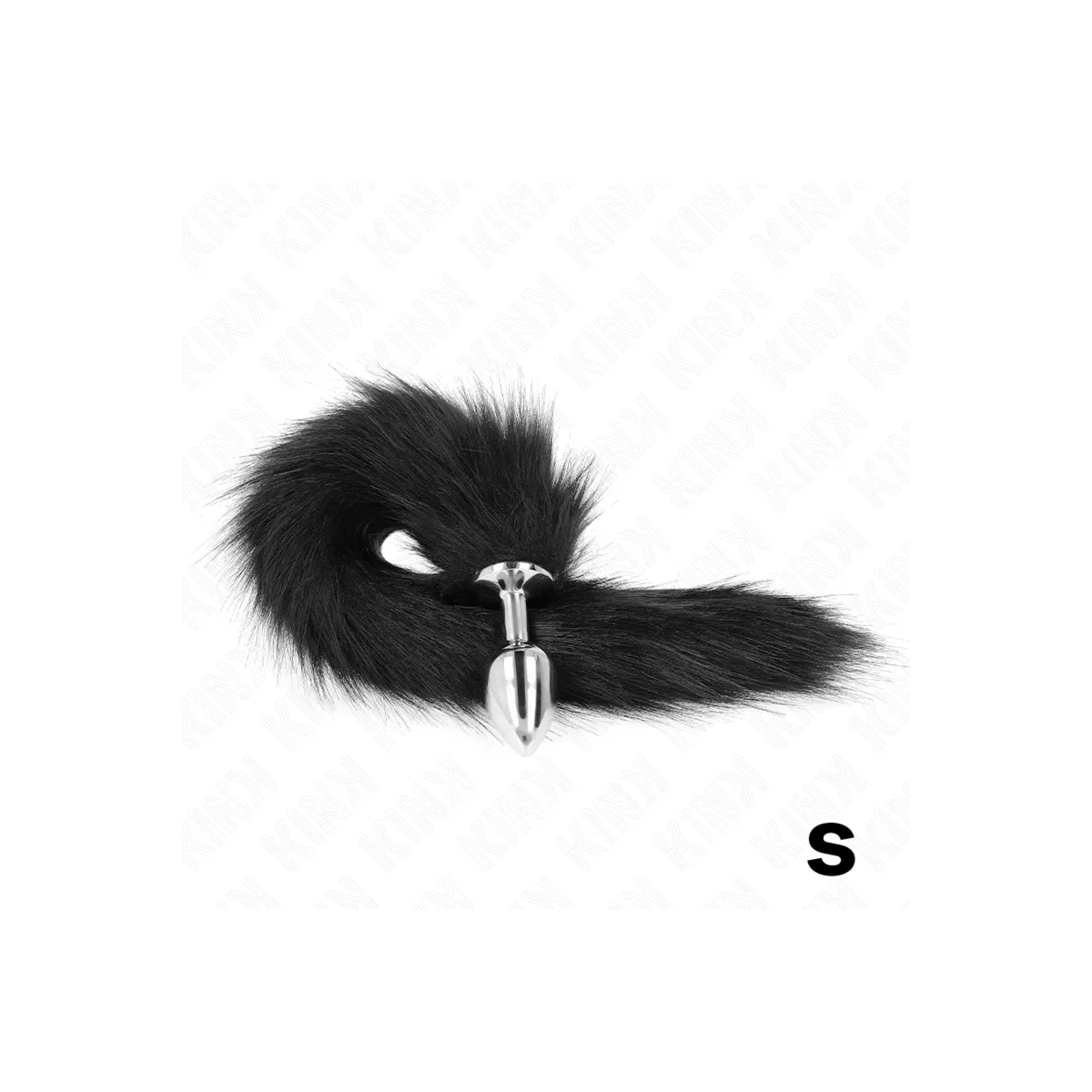 Anal Plug Grösse S 7 X 3 cm mit Kunststoffschwanz 40 cm Schwarz von Kink Pleasure Plugs | Fesselliebe.de