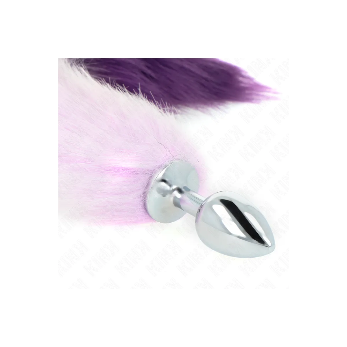 Anal Plug Grösse S 7 X 3 cm mit Kunststoffschwanz 40 cm Lila von Kink Pleasure Plugs | Fesselliebe.de