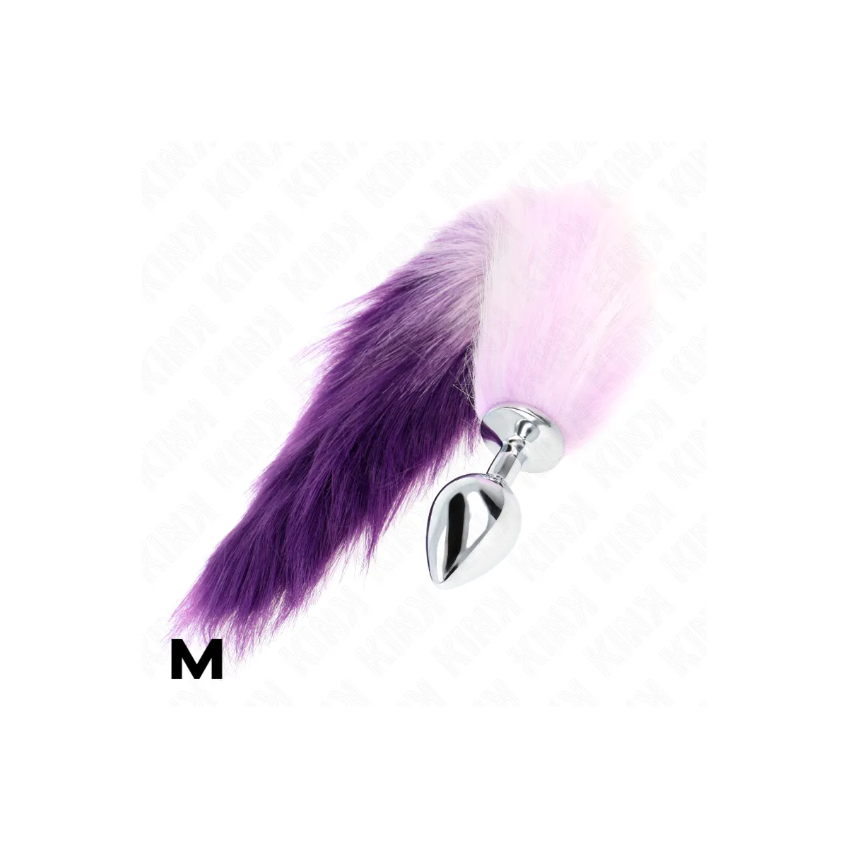 Anal Plug Grösse M 8 X 3,5 cm mit Kunststoffschwanz 40 cm Lila von Kink Pleasure Plugs | Fesselliebe.de