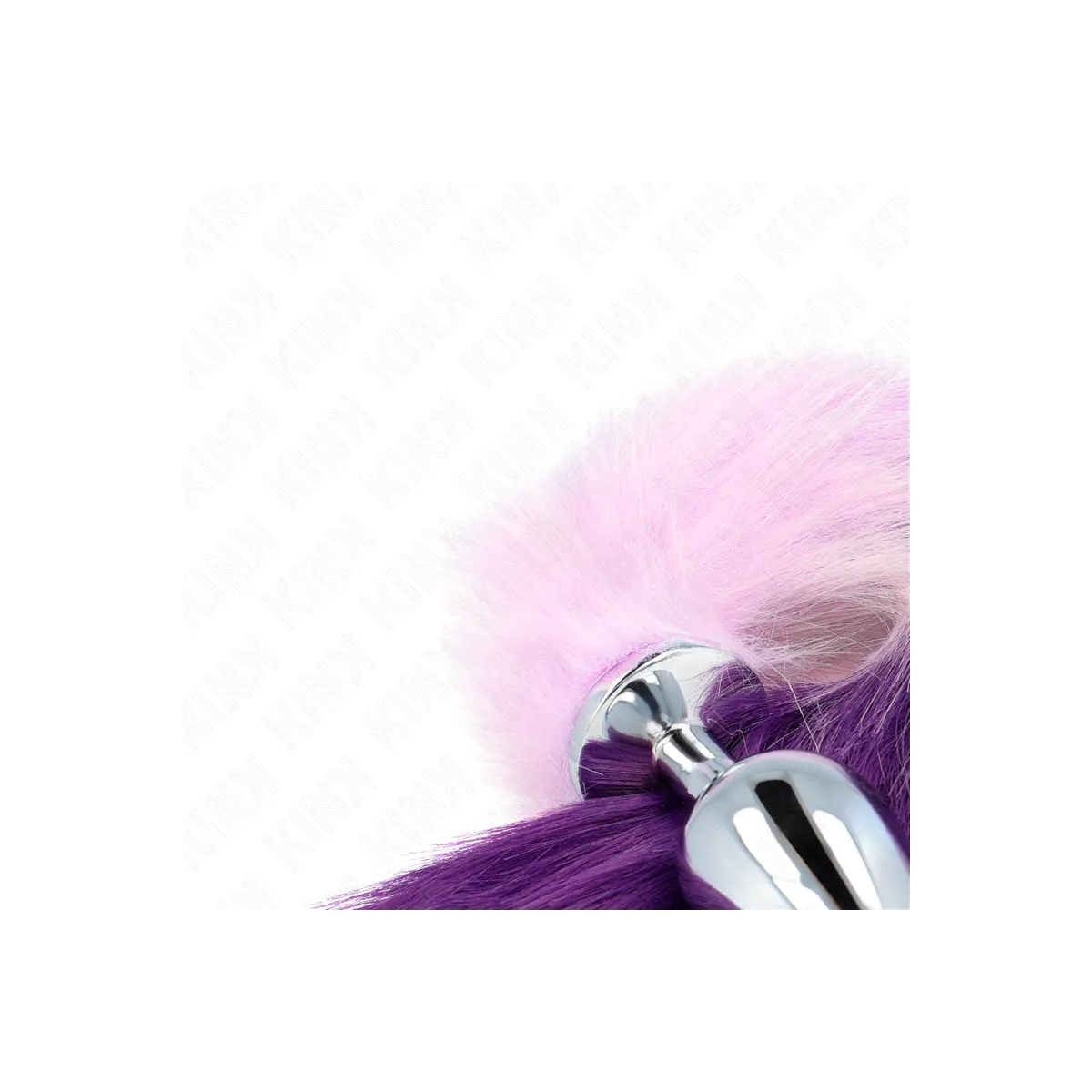 Anal Plug Grösse L 10 X 4 cm mit Kunststoffschwanz 40 cm Lila von Kink Pleasure Plugs | Fesselliebe.de