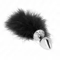 Edelstahl Anal Plug 11 X 7 cm mit Feder 11 cm von Kink Pleasure Plugs