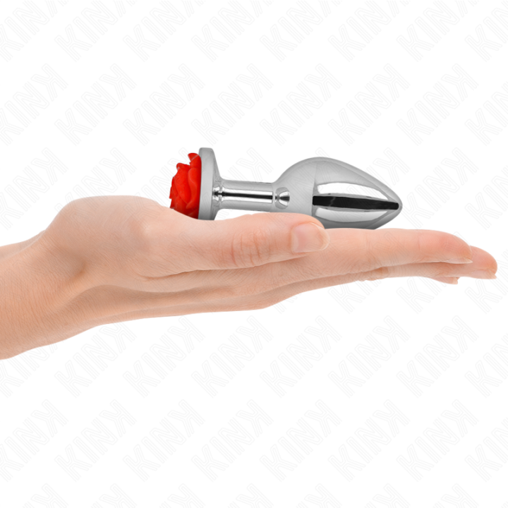 Plug Anal Rose Rot Grösse M von Kink Pleasure Plugs | Fesselliebe.de