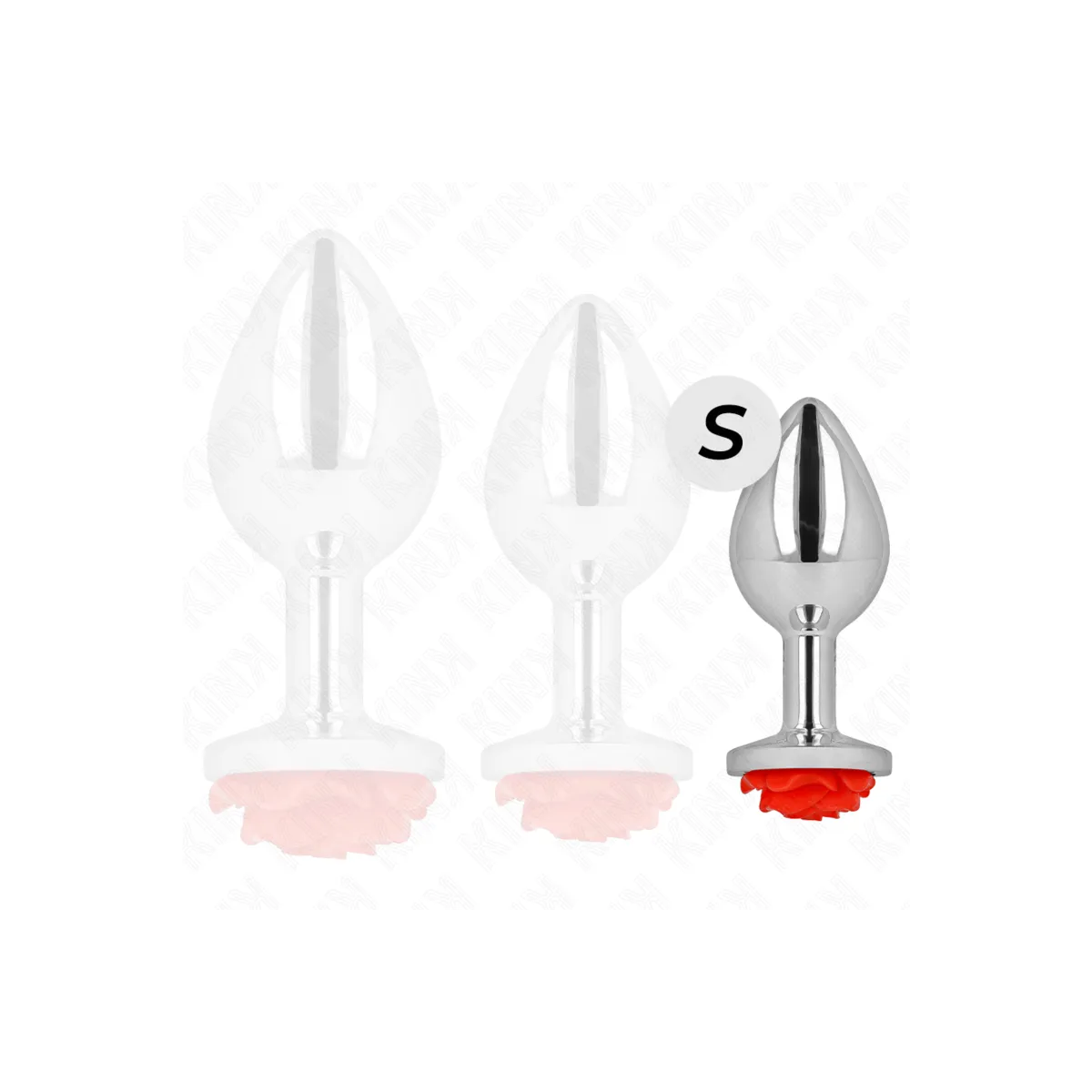 Plug Anal Rose Rot Grösse S von Kink Pleasure Plugs | Fesselliebe.de