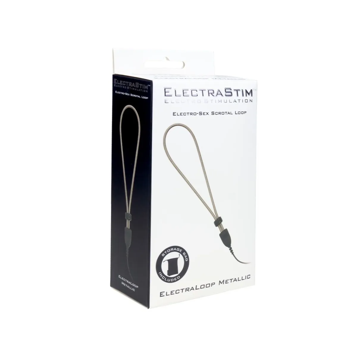 Electraloop Verstellbarer Hodenring aus Metall von Electrastim | Fesselliebe.de