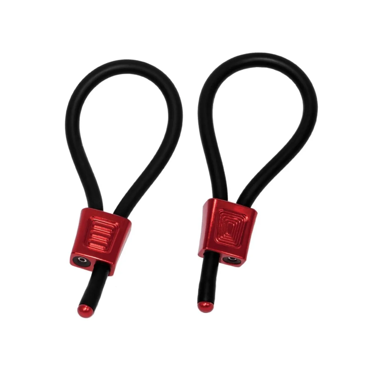 Prestige Electra Loops Verstellbare Cockringe Rot von Electrastim | Fesselliebe.de