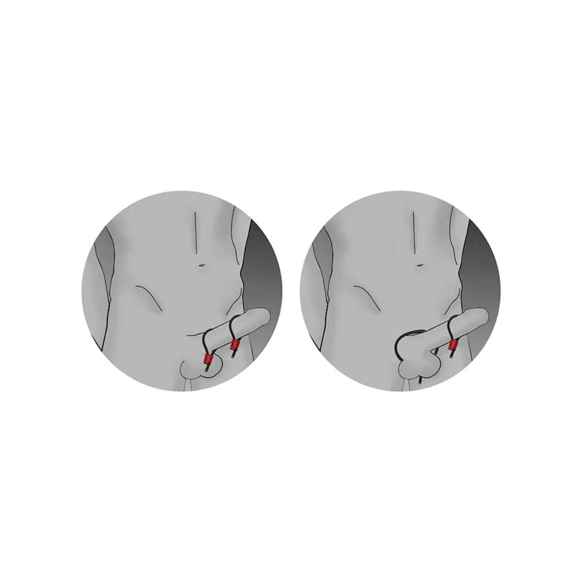 Prestige Electra Loops Verstellbare Cockringe Schwarz von Electrastim | Fesselliebe.de