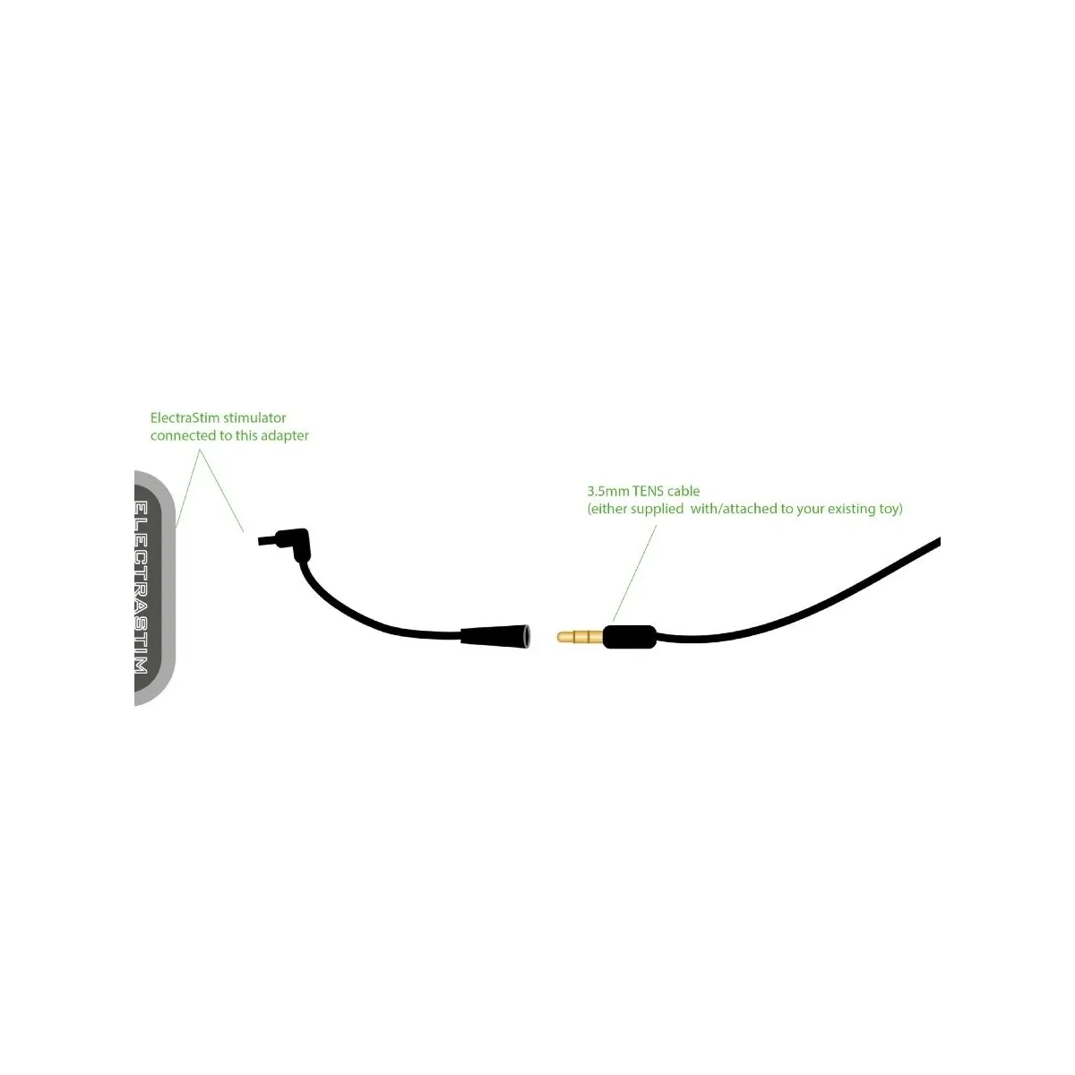Standardadapter auf Buchse 3,5 Mm von Electrastim | Fesselliebe.de